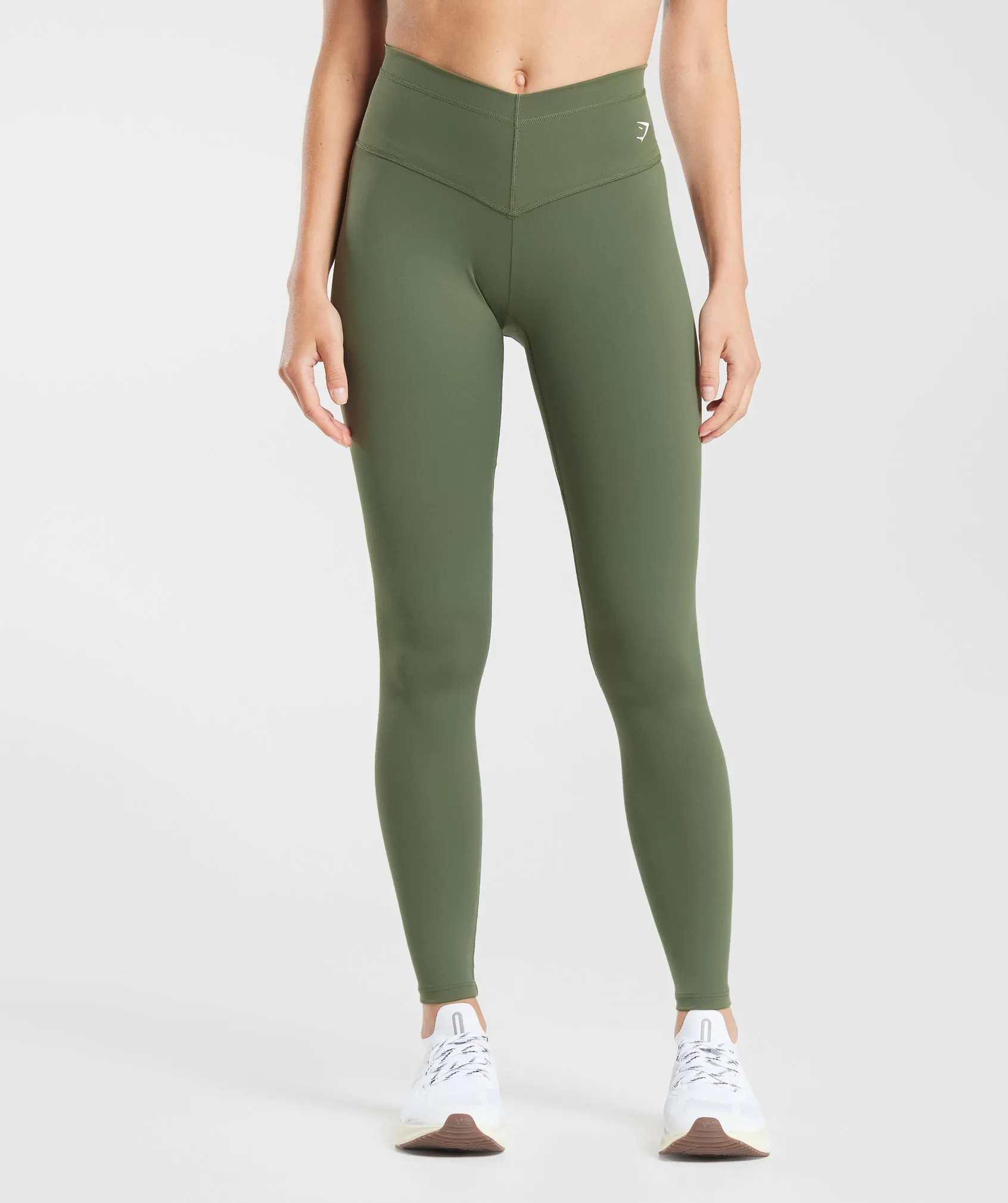 Gymshark Everyday V Waistband Leggings - Core Olive