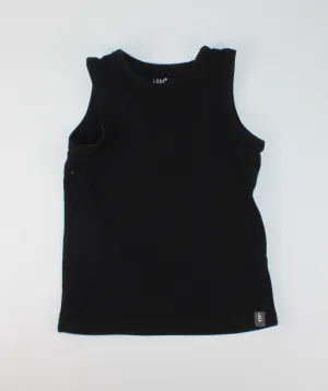 H&M BLACK TANK TOP 4-5Y PRE-LOVED