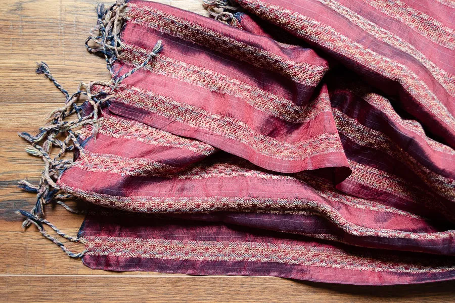 Hand-loomed Silk Scarf