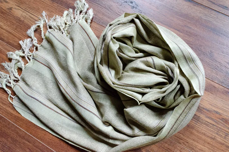 Hand-loomed Silk Scarf