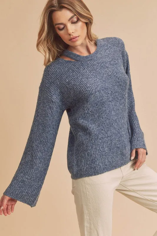 Harlie Detail Neck Sweater