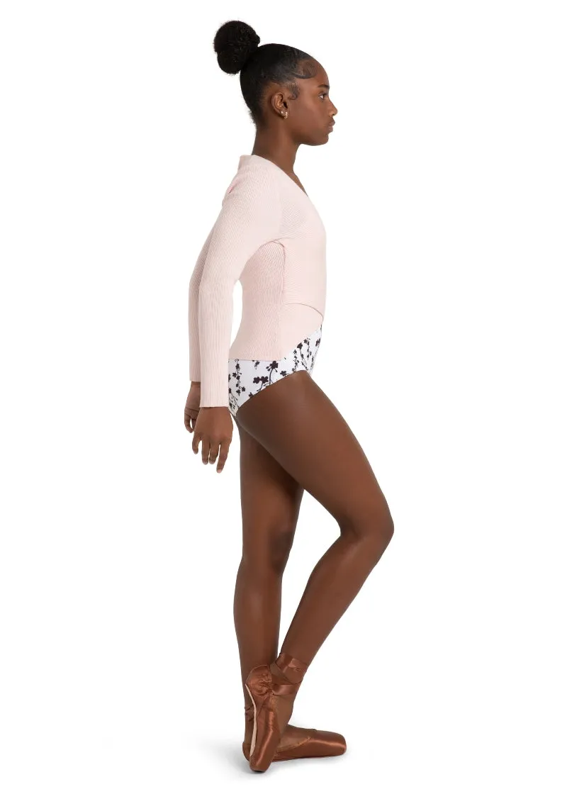 Harmonie Wellness Wrap Sweater (Pink)