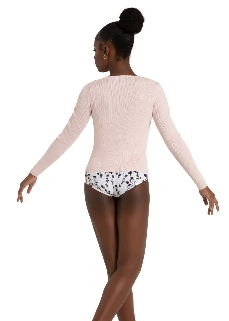 Harmonie Wellness Wrap Sweater (Pink)