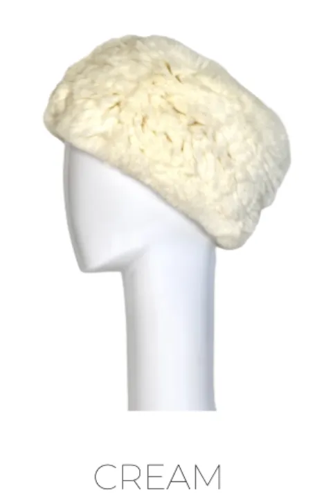 Headband, Rex Rabbit Fur, Multiple Colors - Linda Richards - Style HB152