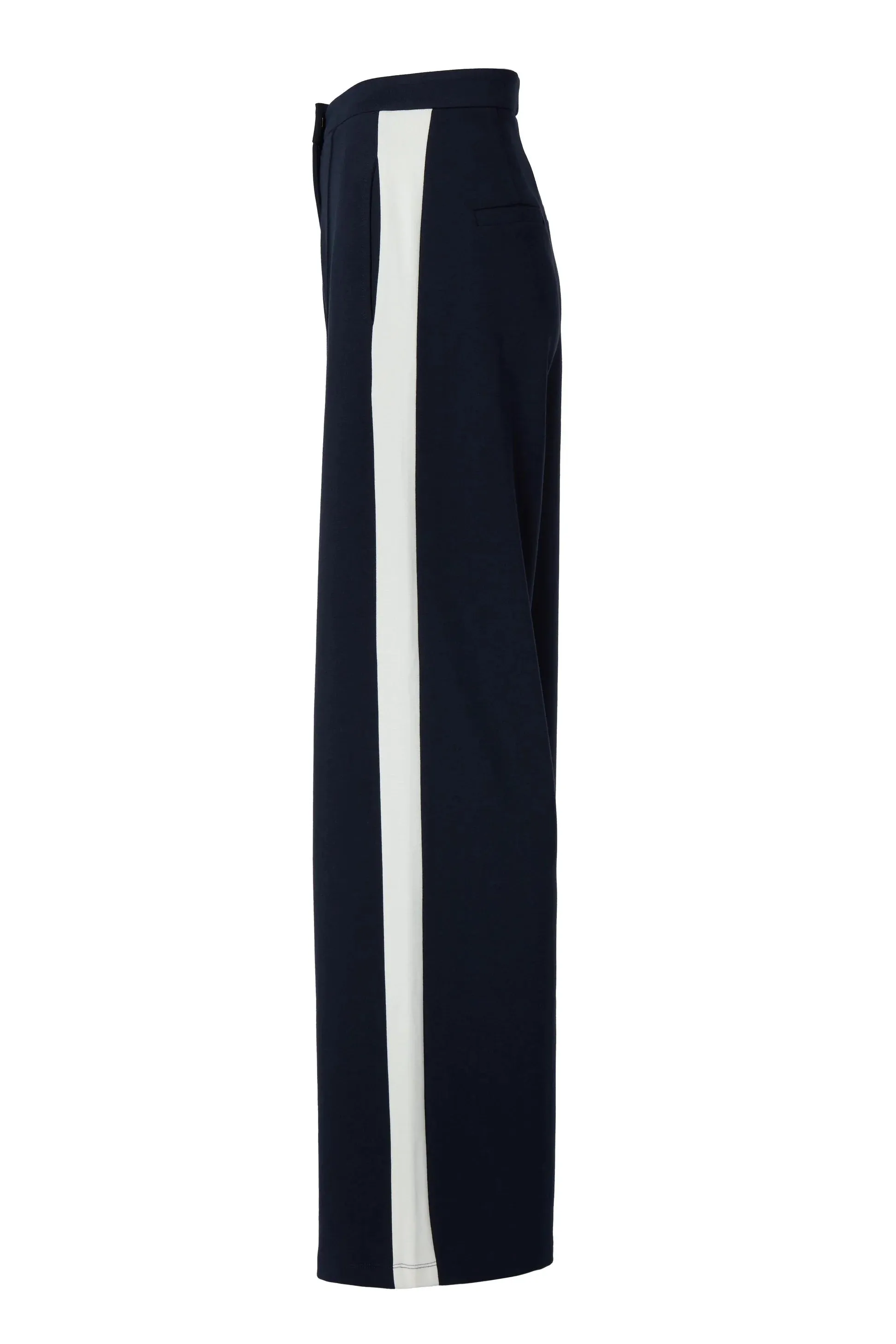 Holland Cooper Wide Leg Pant in Ink Navy