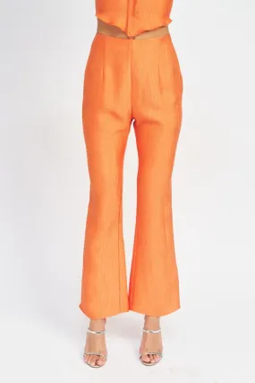 Hot Girl Amalfi High Rise Flared Pants In Orange