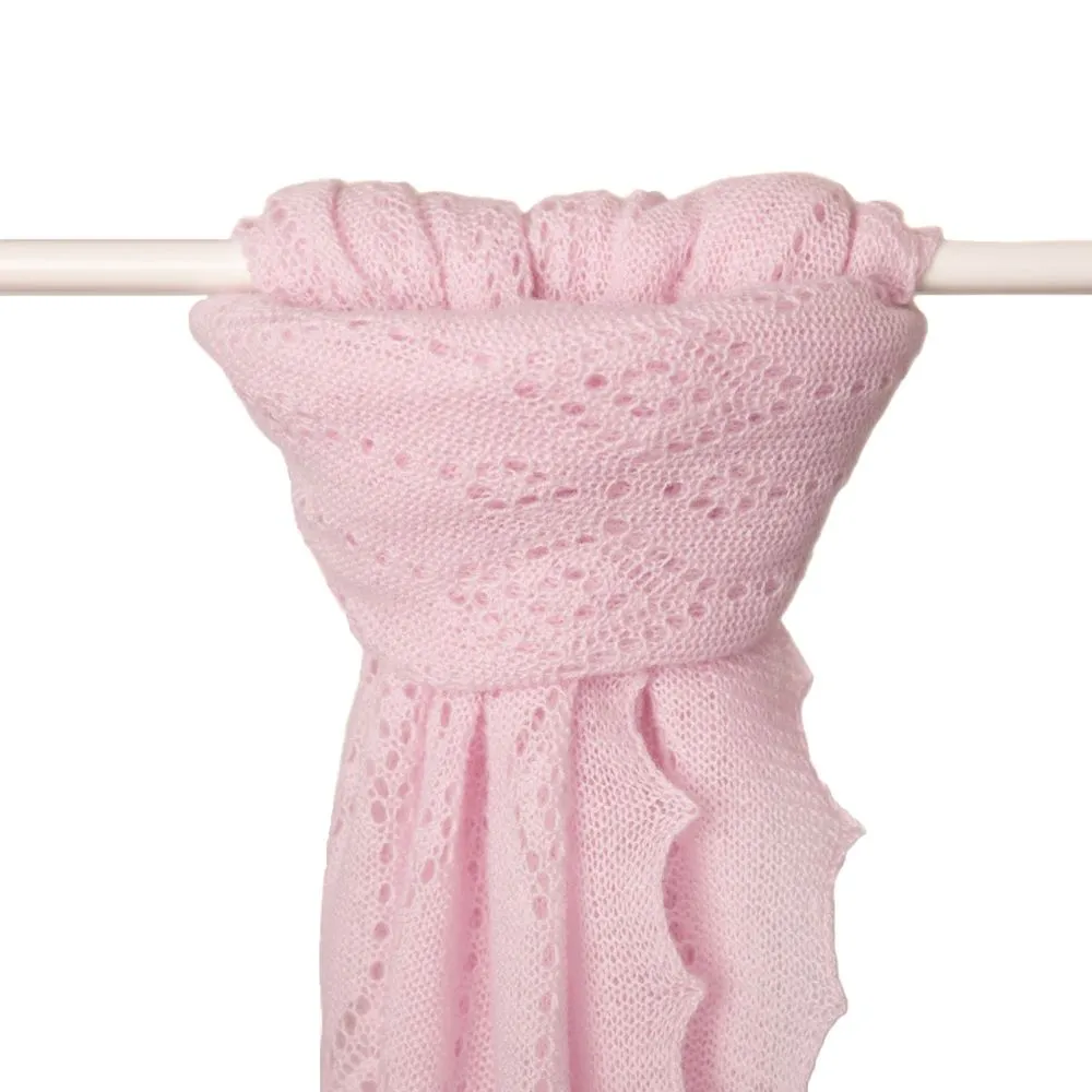 Jewel Cashmere Scarf - Pale Pink