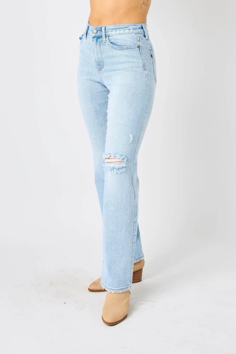 Judy Blue Closing Time High Waist Straight Jeans Style 82600