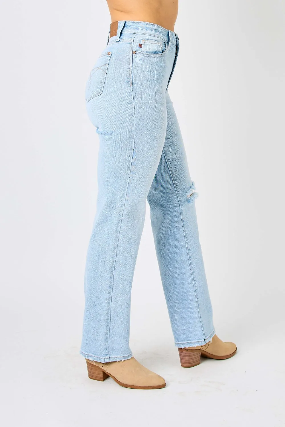 Judy Blue Closing Time High Waist Straight Jeans Style 82600