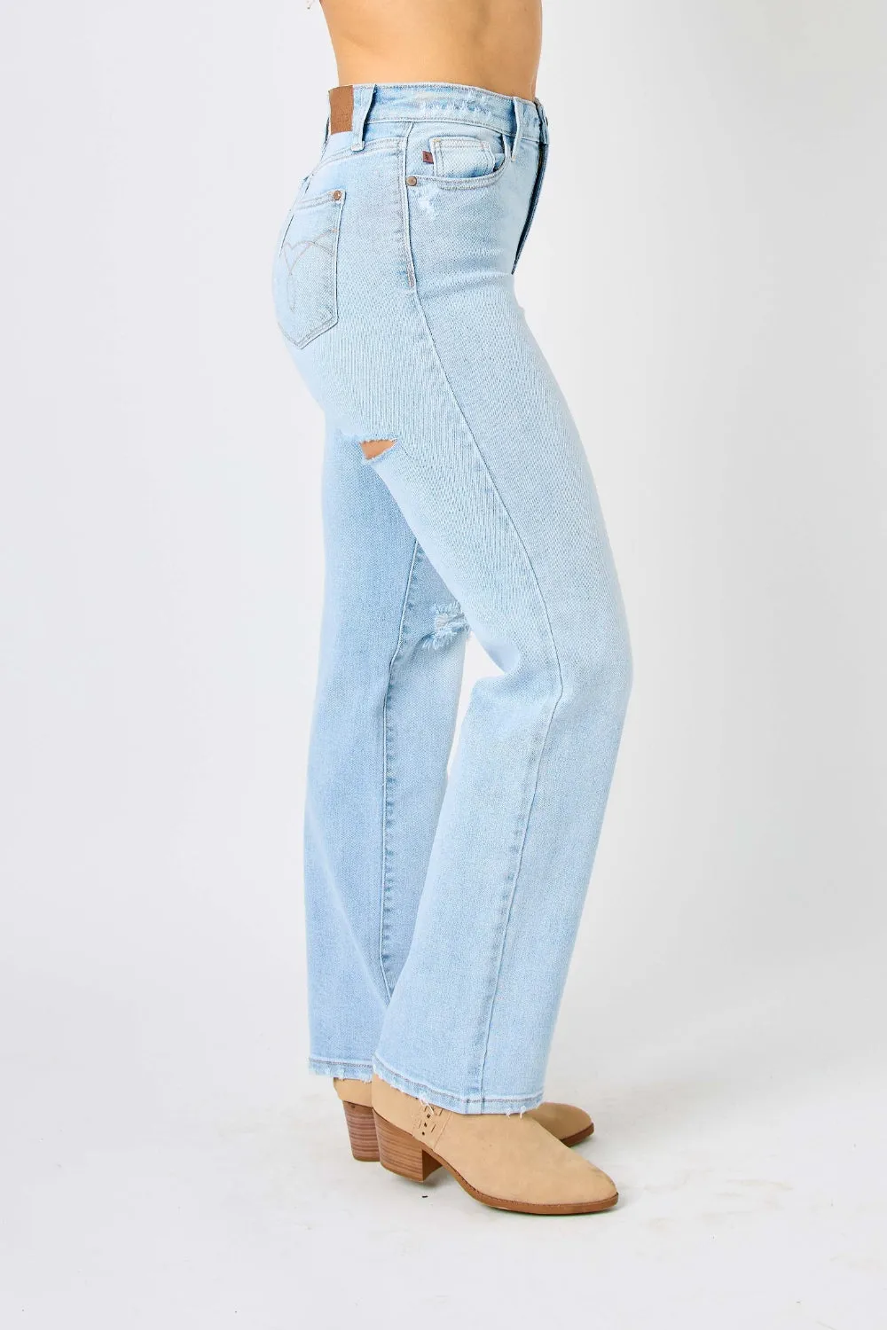 Judy Blue Closing Time High Waist Straight Jeans Style 82600