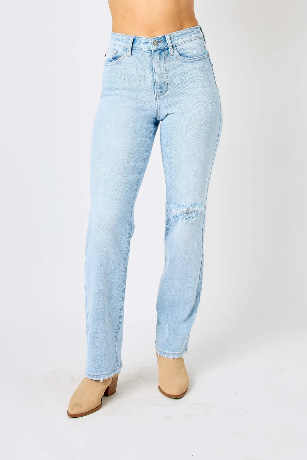 Judy Blue Closing Time High Waist Straight Jeans Style 82600