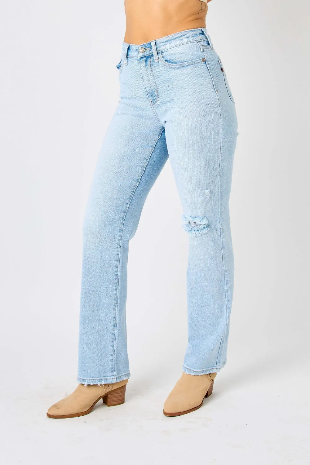 Judy Blue Closing Time High Waist Straight Jeans Style 82600