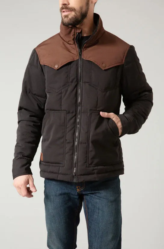 Kimes Ranch Men's Colt Black/Brown Jacket