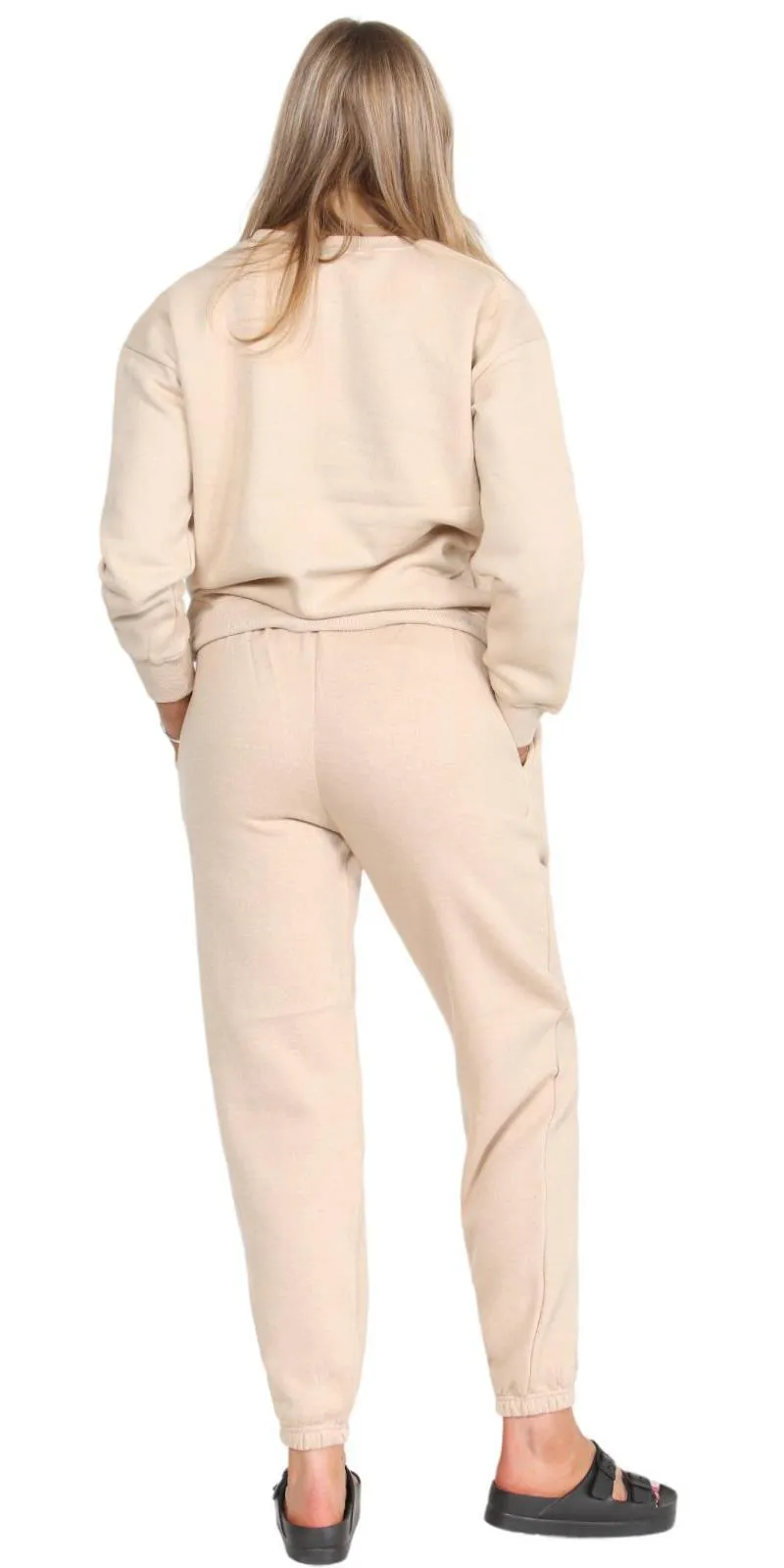 Ladies Crew Neck Polycotton Tracksuit