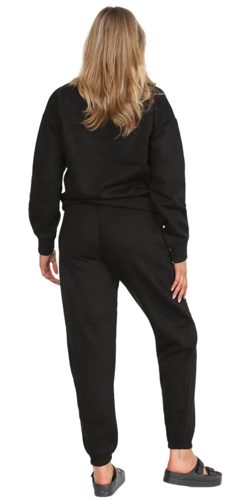 Ladies Crew Neck Polycotton Tracksuit