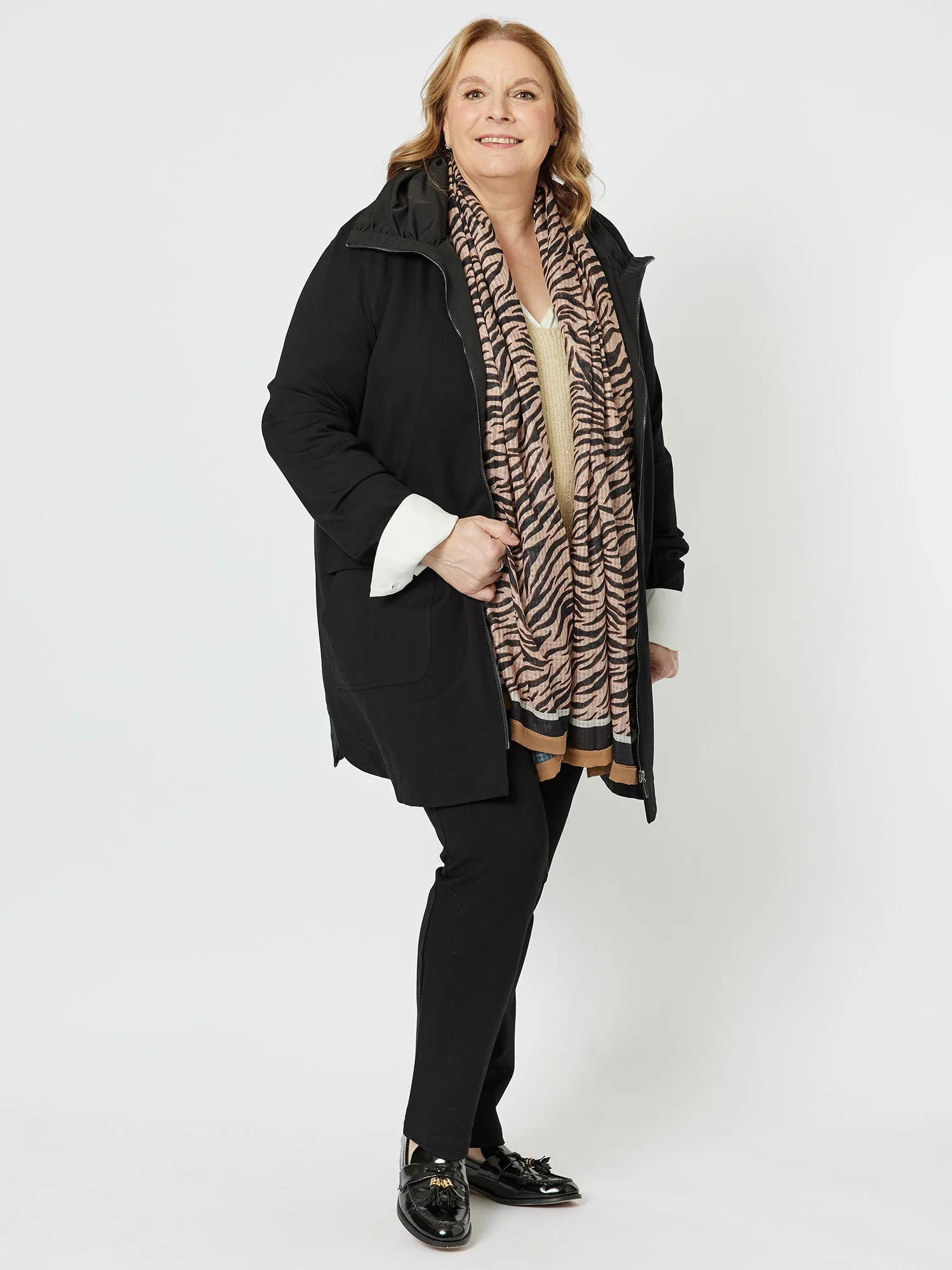 Lightweight Animal Print Scarf - Animal