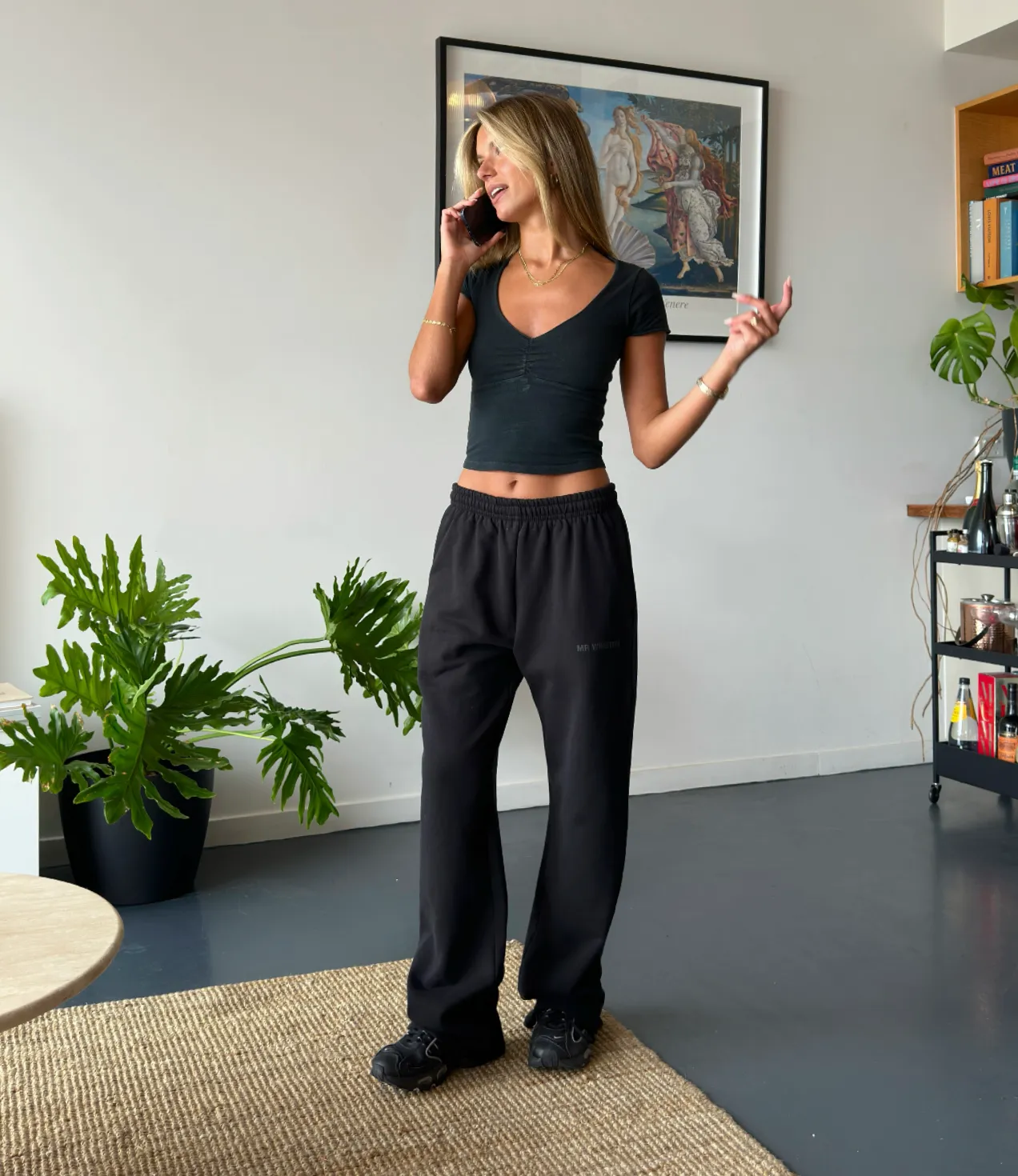 Liquorice Fleece Pants