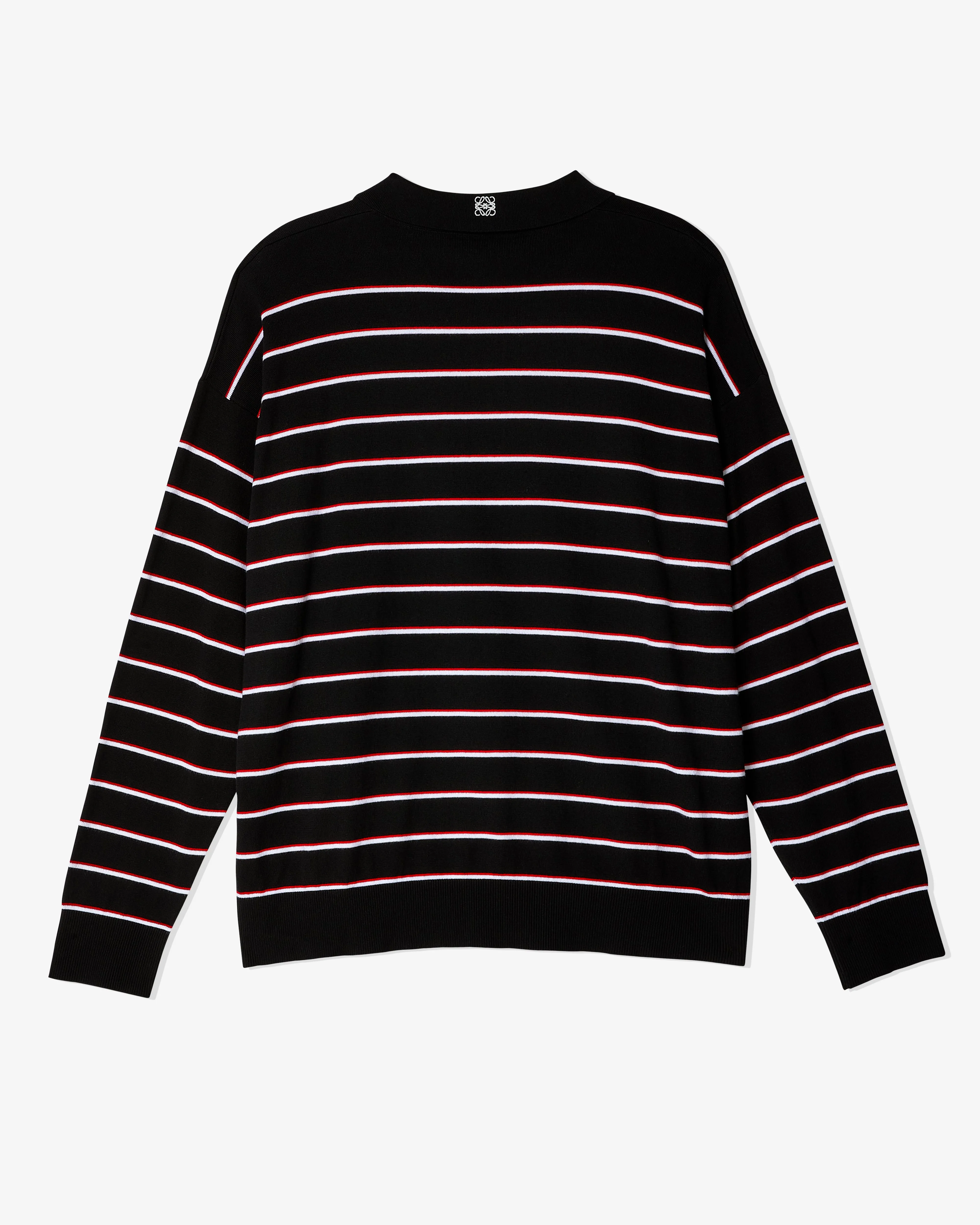 Loewe - Men's Polo Sweater - (Black/Red)