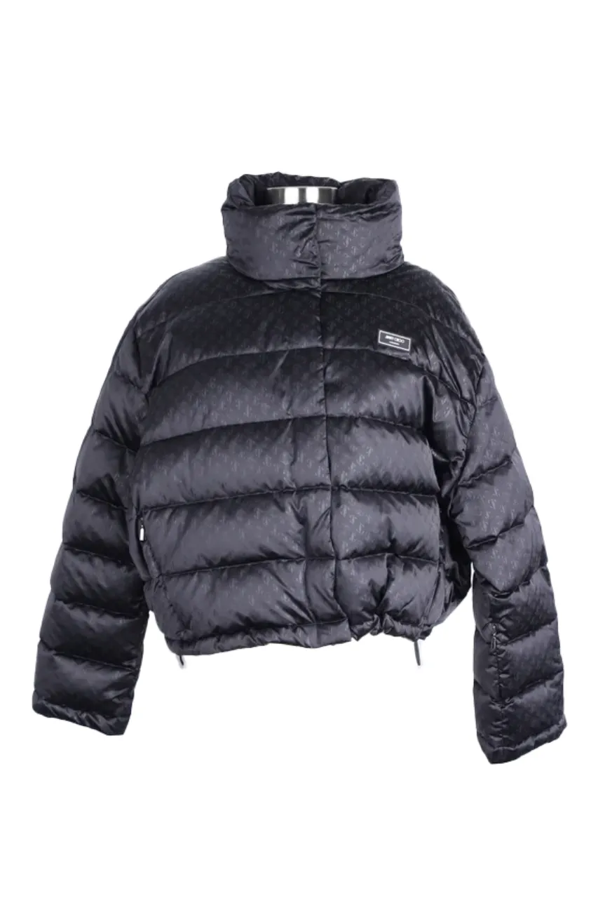 Logo Print Oversize Down Puffer Jacket