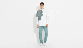 Magnus | White-Green-Patchwork - T-Shirt