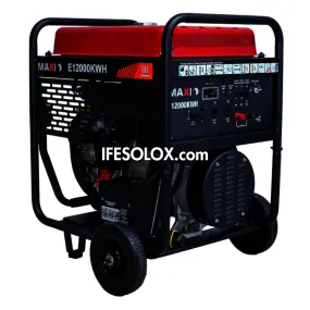 MAXI E12000KWH 15KVA Pure Copper Key Start Gasoline Heavy Duty Generator - Brand New