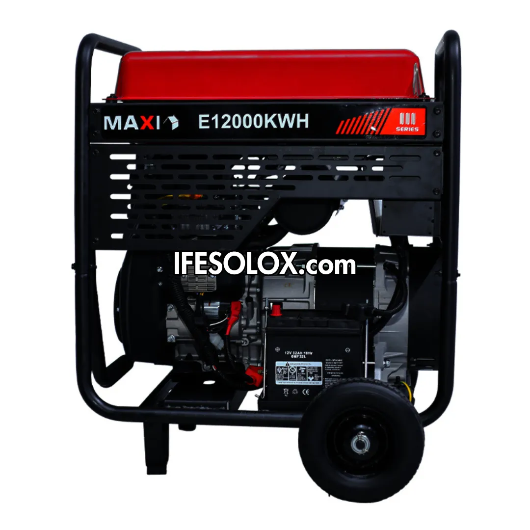 MAXI E12000KWH 15KVA Pure Copper Key Start Gasoline Heavy Duty Generator - Brand New