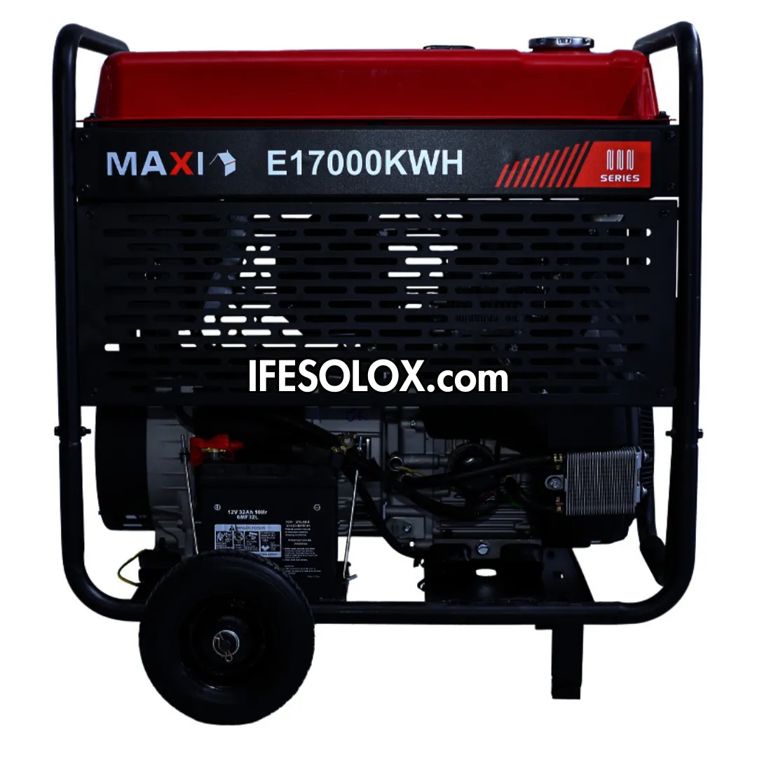 MAXI E17000KWH 21.25KVA Pure Copper Key Start Gasoline Generator with 3 PHASES - Brand New