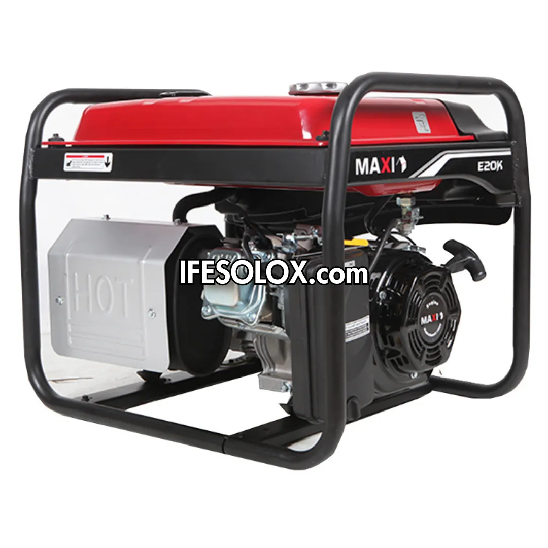 MAXI E20K 2.5KVA Pure Copper Key Start Gasoline Generator - Brand New