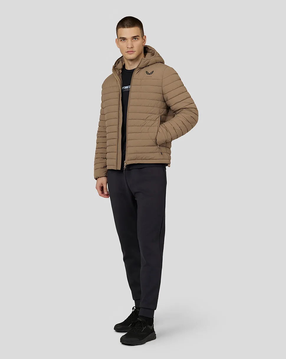 Men’s Hooded Puffer Jacket – Mushroom