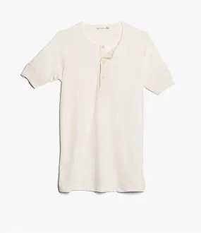 Merz b. Schwanen 103 Short Sleeve Henley - Nature