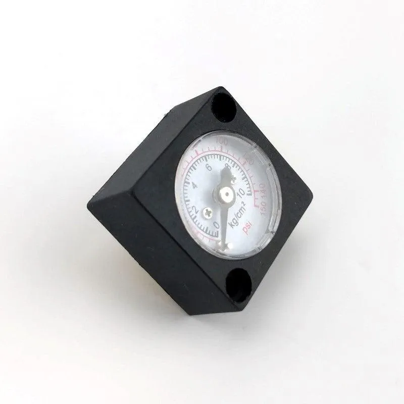 Mini gauge 27mm x 27mm x 8mm Radial Stem - 0-150psi