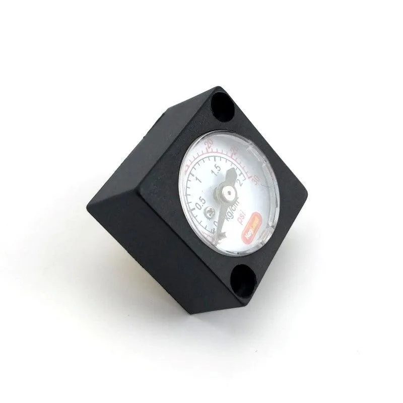 Mini gauge 27mm x 27mm x 8mm Radial Stem - 0-30psi