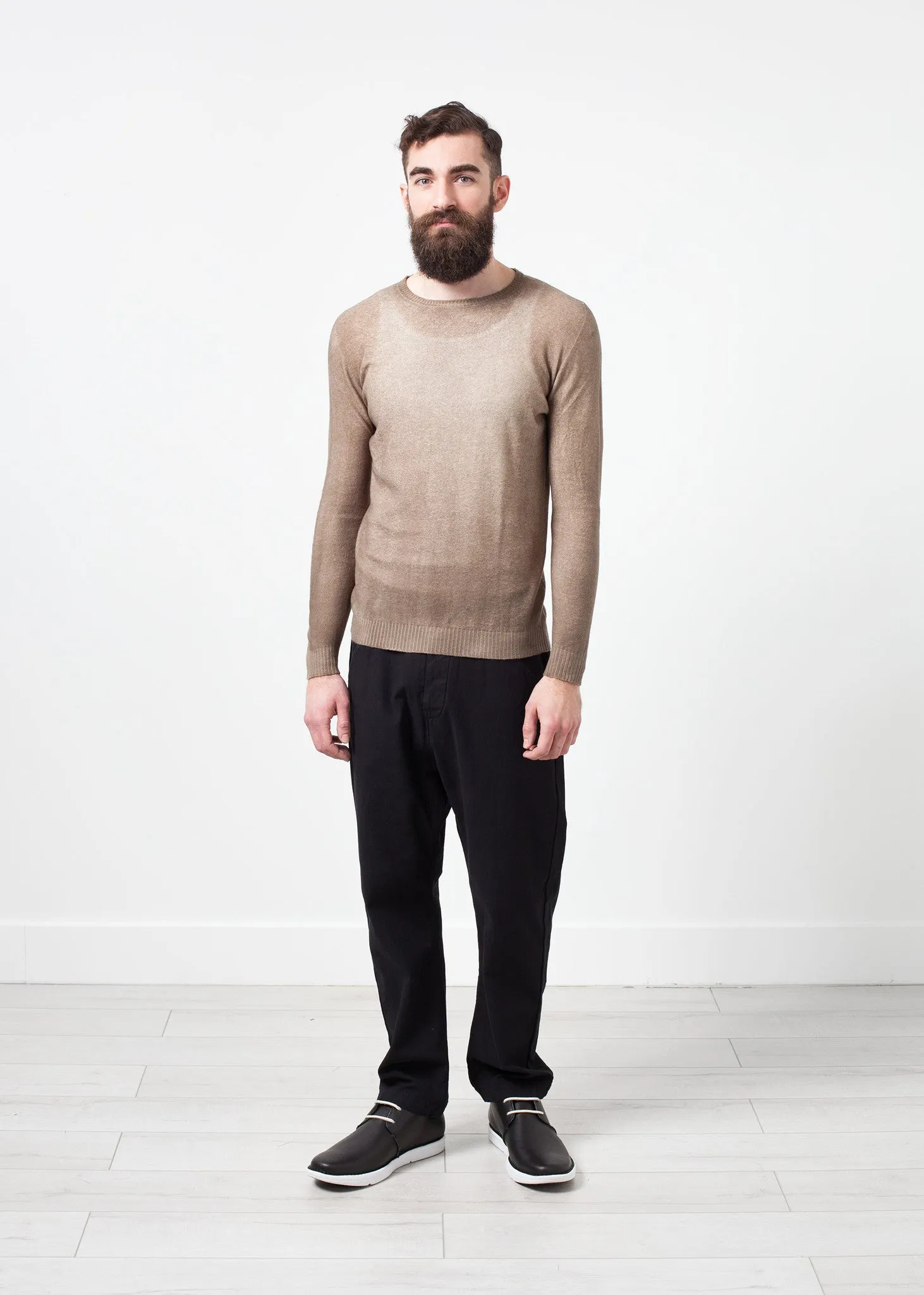 Mottled Cashmere Crewneck