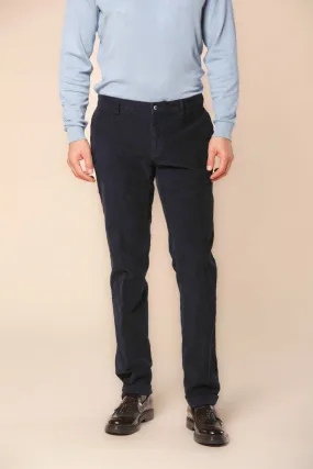 New York pantalone chino uomo in velluto 1000 righe regular fit