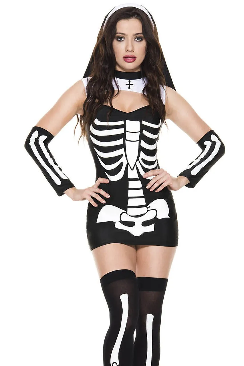 No Bones Nun Costume