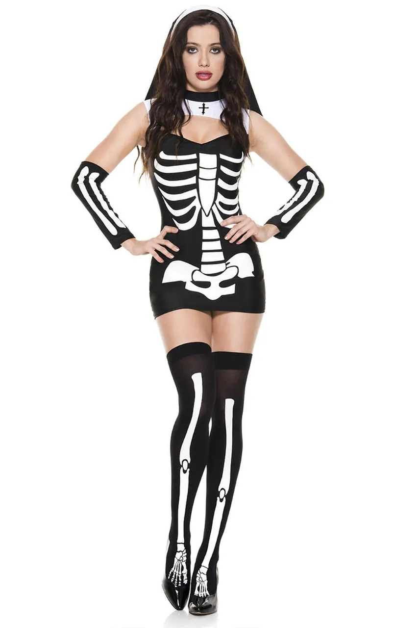 No Bones Nun Costume