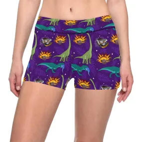 Not Out Dino Women's Short Leggings