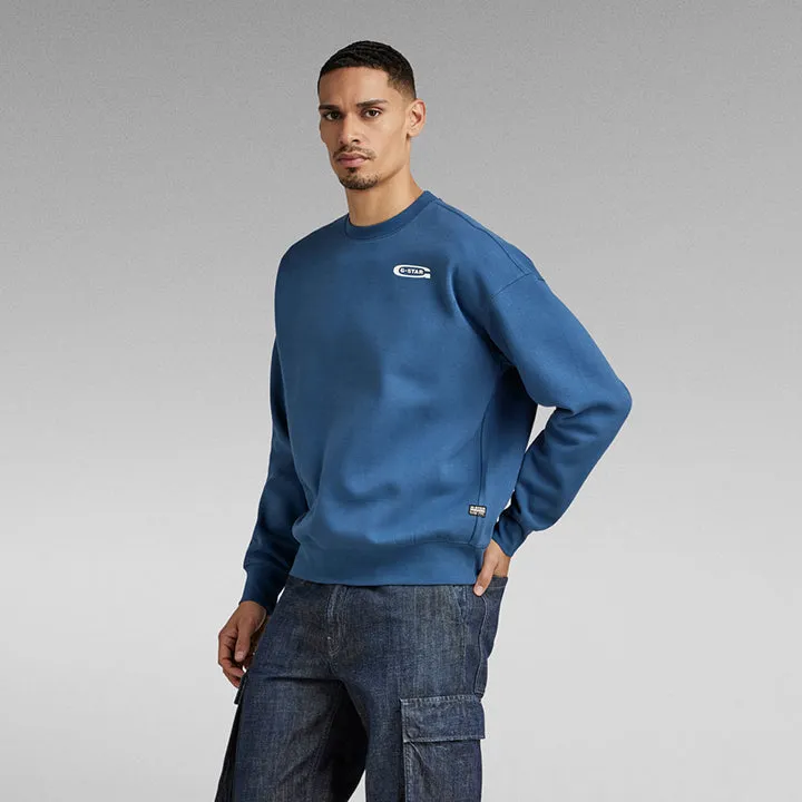 Old Skool Back Gr Sweatshirt (Blue) - D23994D425868