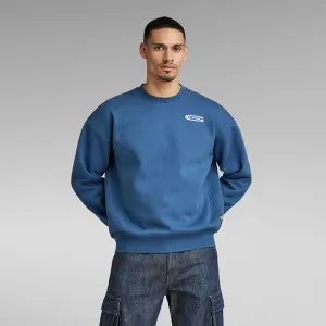 Old Skool Back Gr Sweatshirt (Blue) - D23994D425868