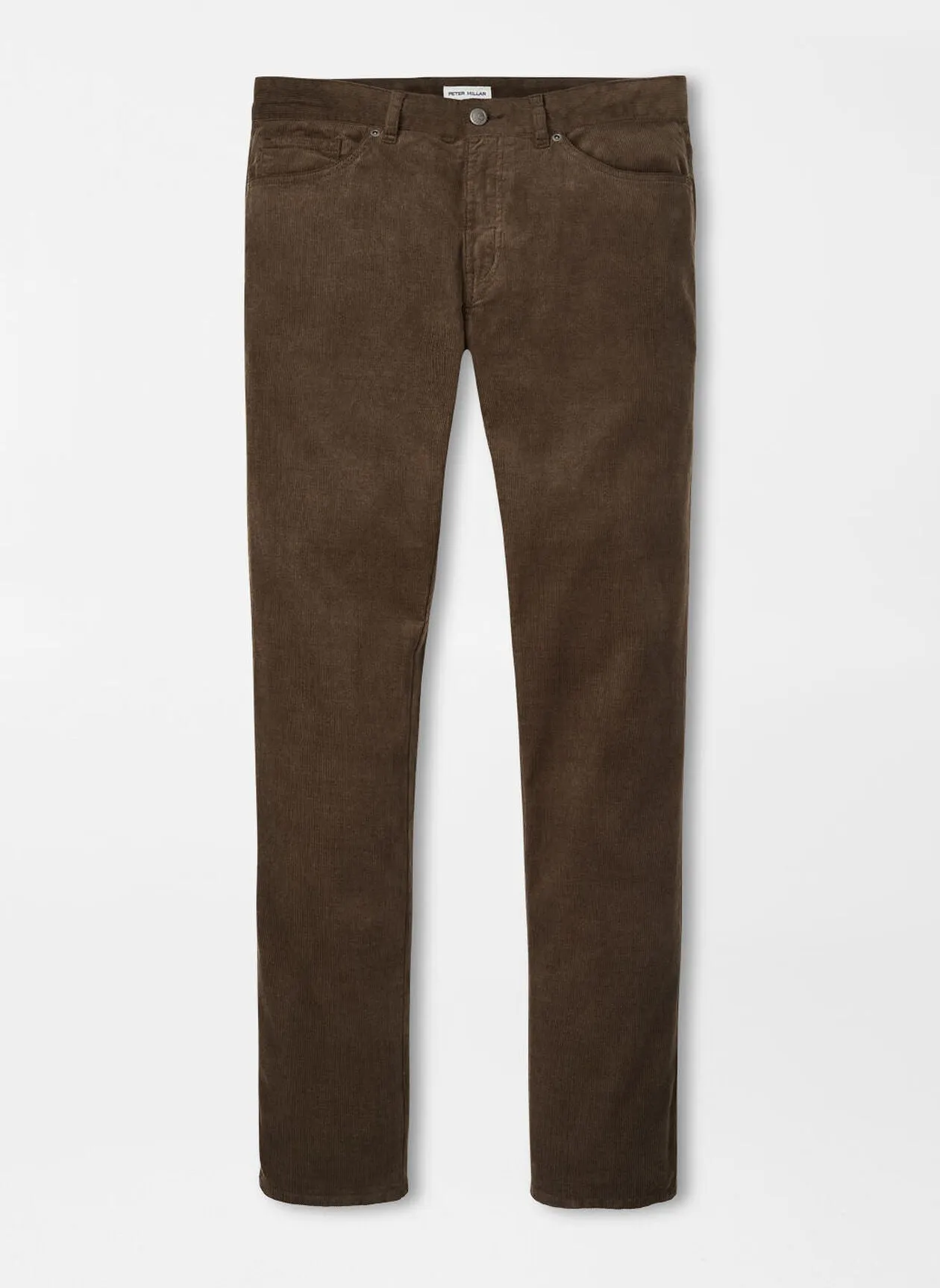 Peter Millar Superior Soft Corduroy Five-Pocket Pant-Espresso