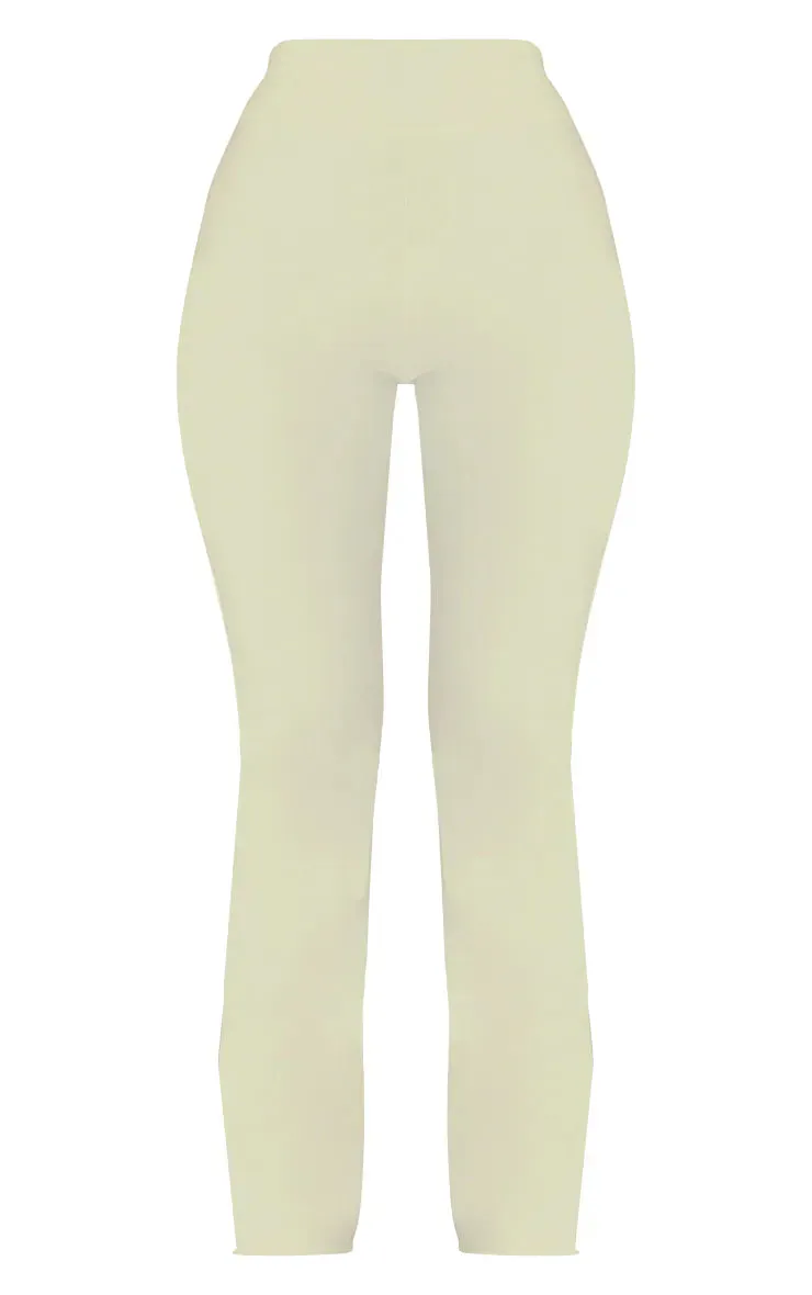 Petite White Snatched Sculpt Flares