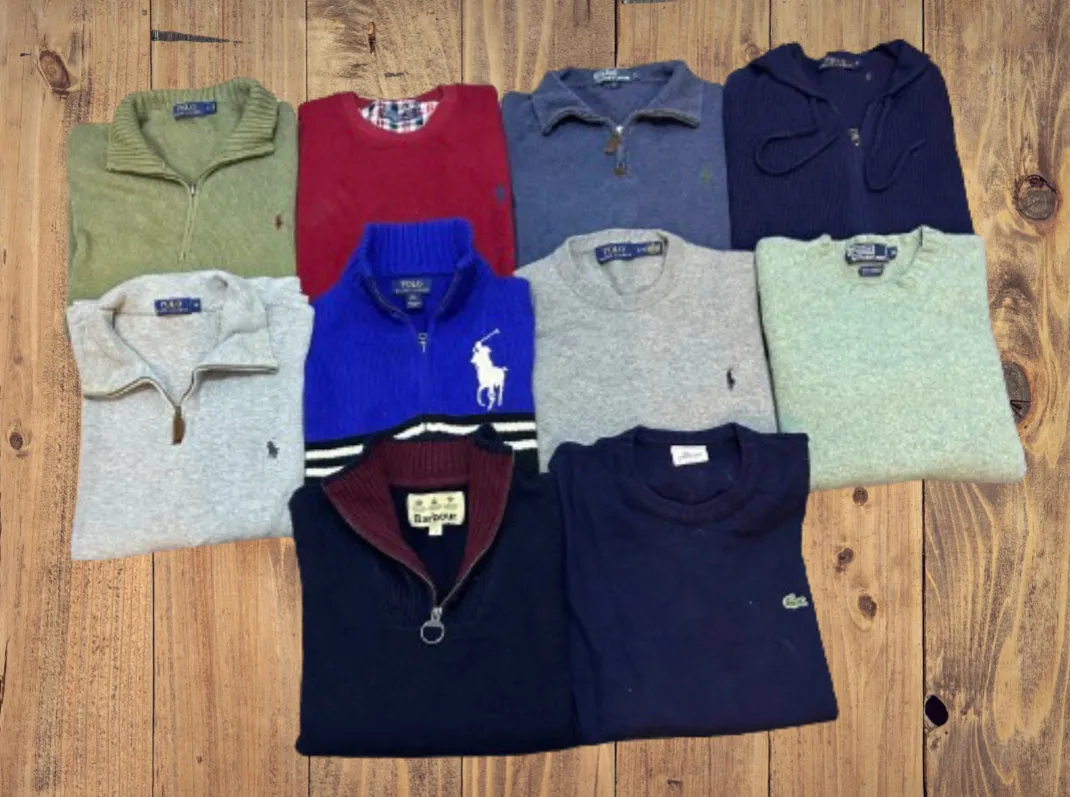 Polo Ralph Lauren Barbour Lacoste sweater pcs 10