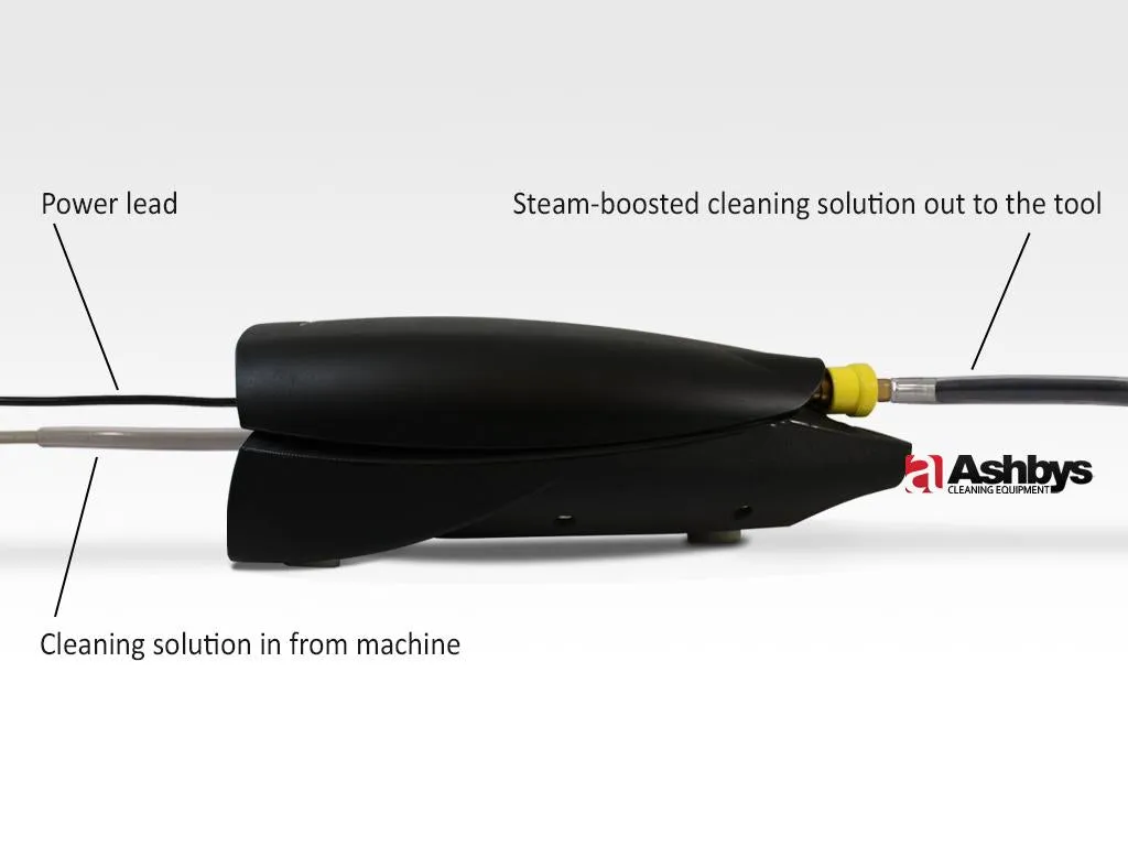 Portable V2 SteamMate (135-400 psi version) complete - including Intake Hose & Power Lead