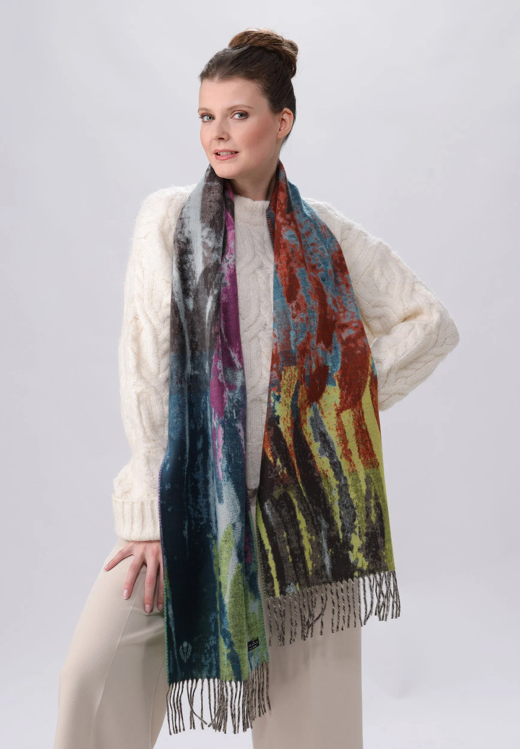 Rainbow Brushes Cashmink® Scarf