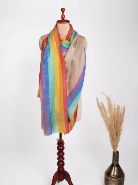 Rainbow Pashmina Scarf - SKYLINE