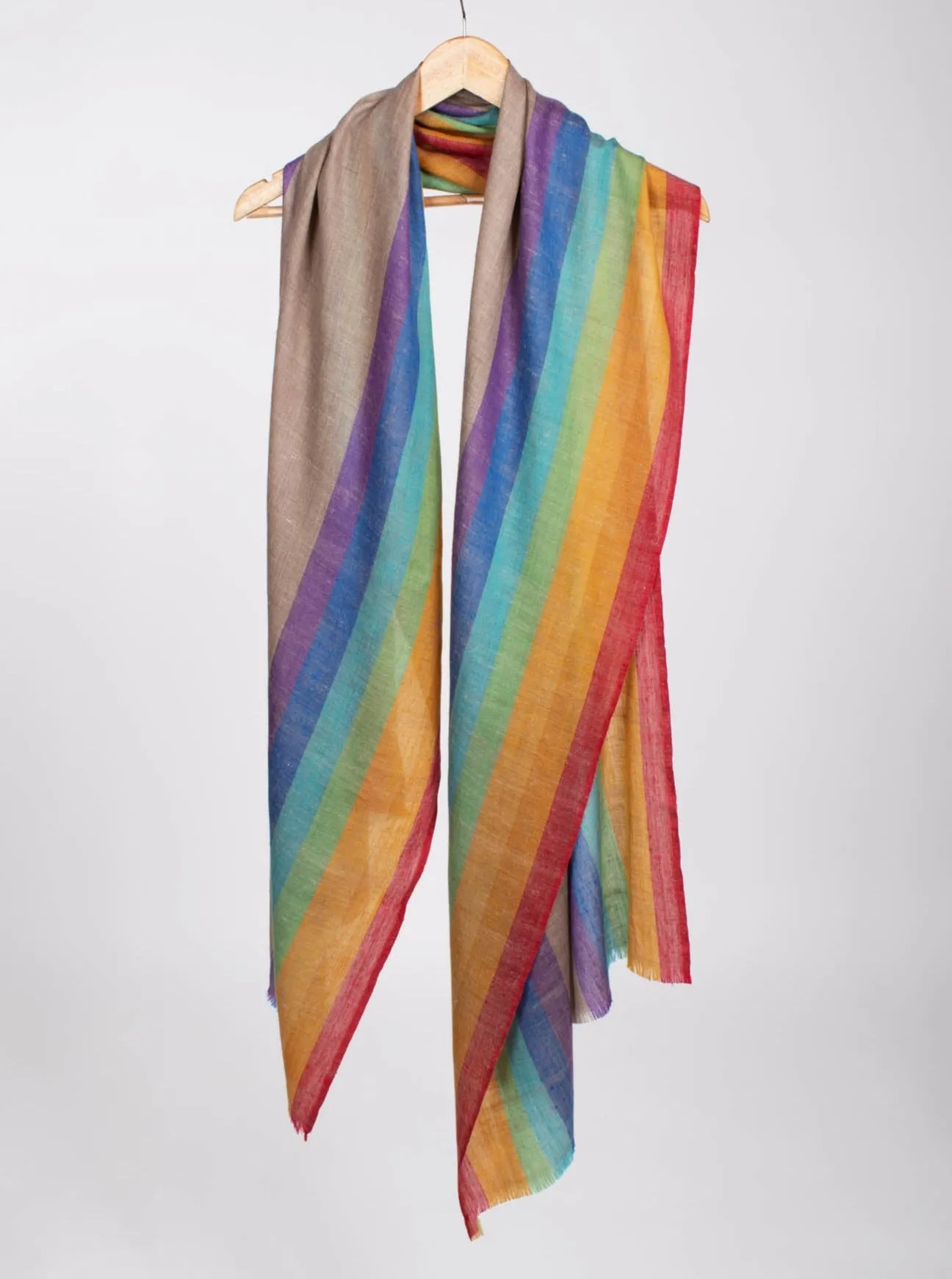 Rainbow Pashmina Scarf - SKYLINE