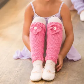 Red Heart Knit Ballerina Bloom Leg Warmers