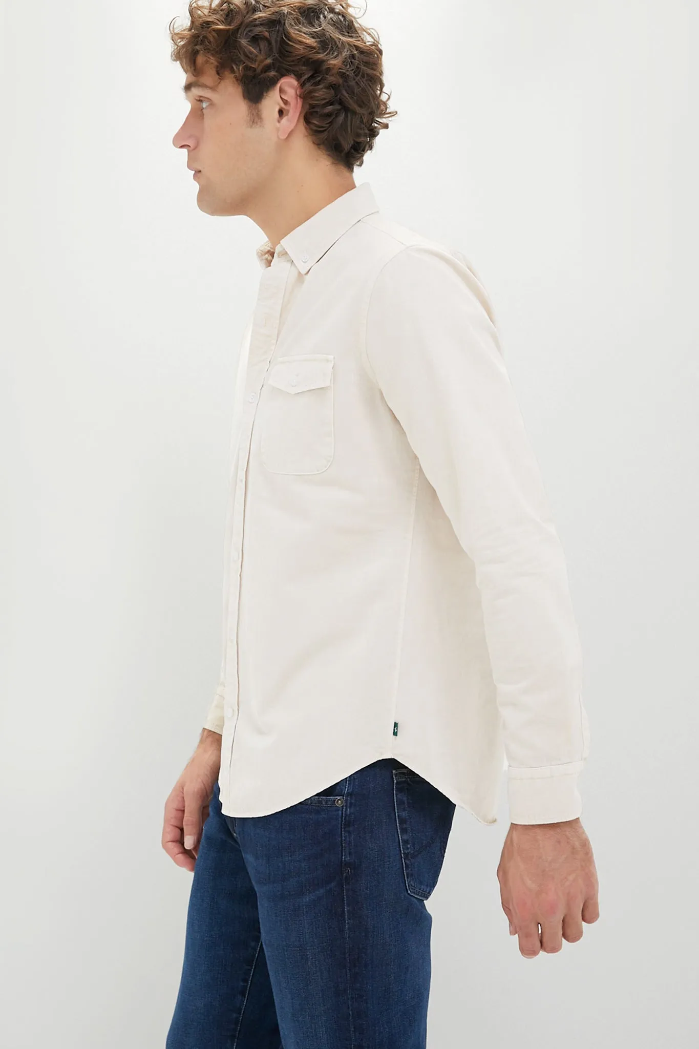 Sandstone Washed Denim Shirt