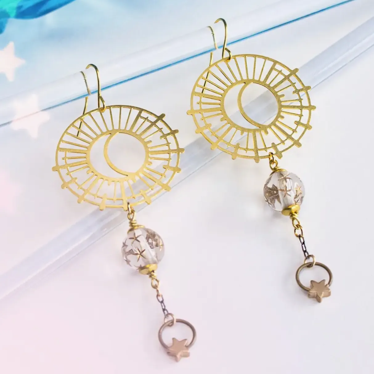 Sun   Moon Earrings