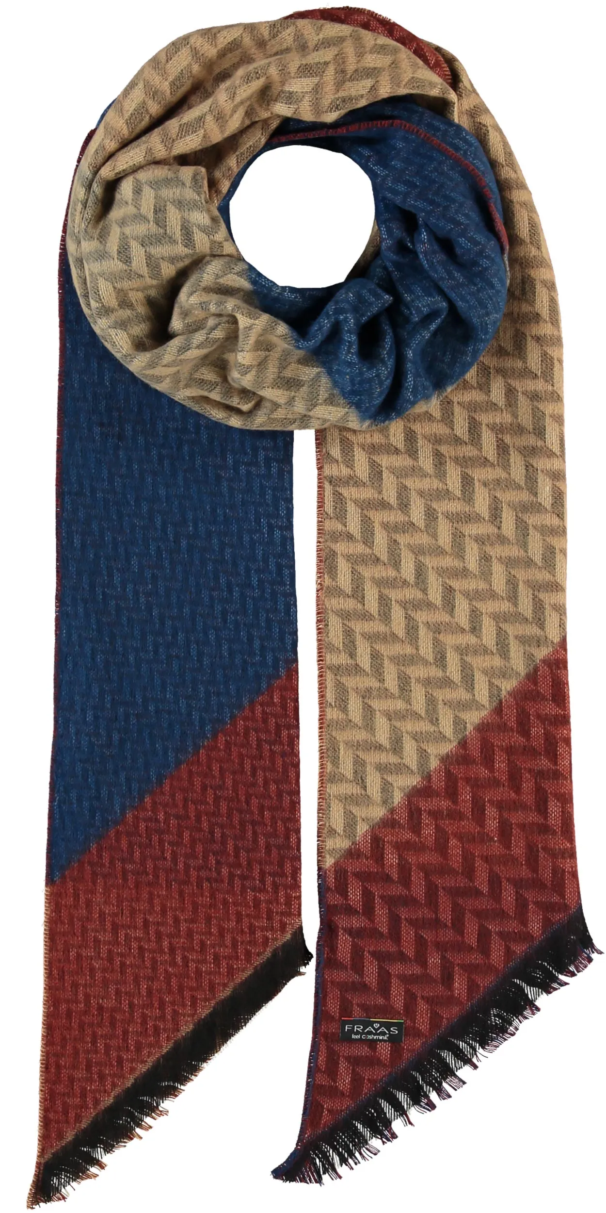 Sustainability Edition Chevron Recycled Bias Scarf